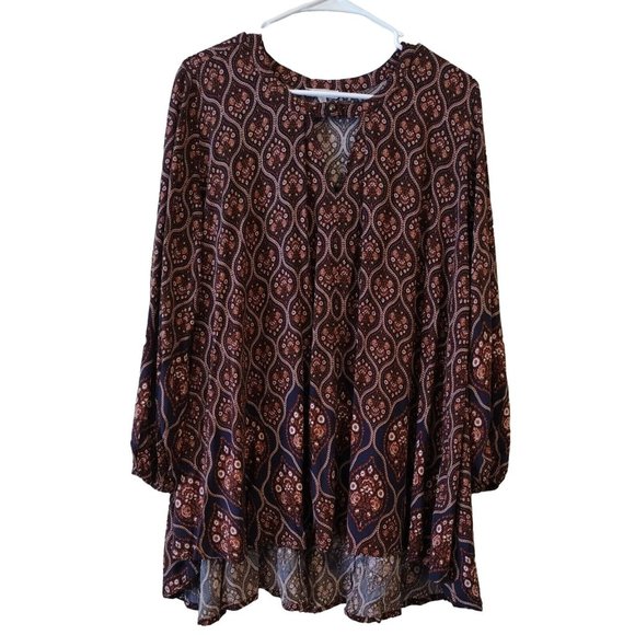 Jodifl Blouse Small Long Sleeve High Low Hem - Picture 1 of 10